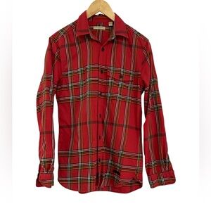 Burberry Brit Classic Red Check Button Down Shirt